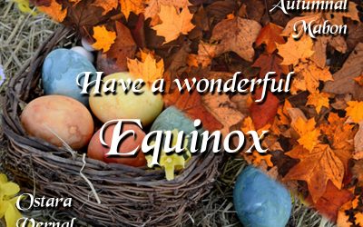 Have a great Autumnal Equinox (or Mabon)