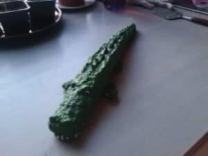 Me-time and crafts - Crocodile in paper mache
