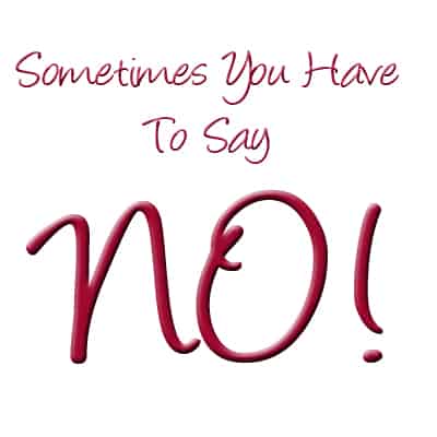 Just Say NO