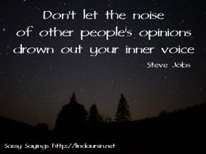 Don't let the noise of other people's... - Sassy Sayings - https://lindaursin.net #sassysayings #quotes