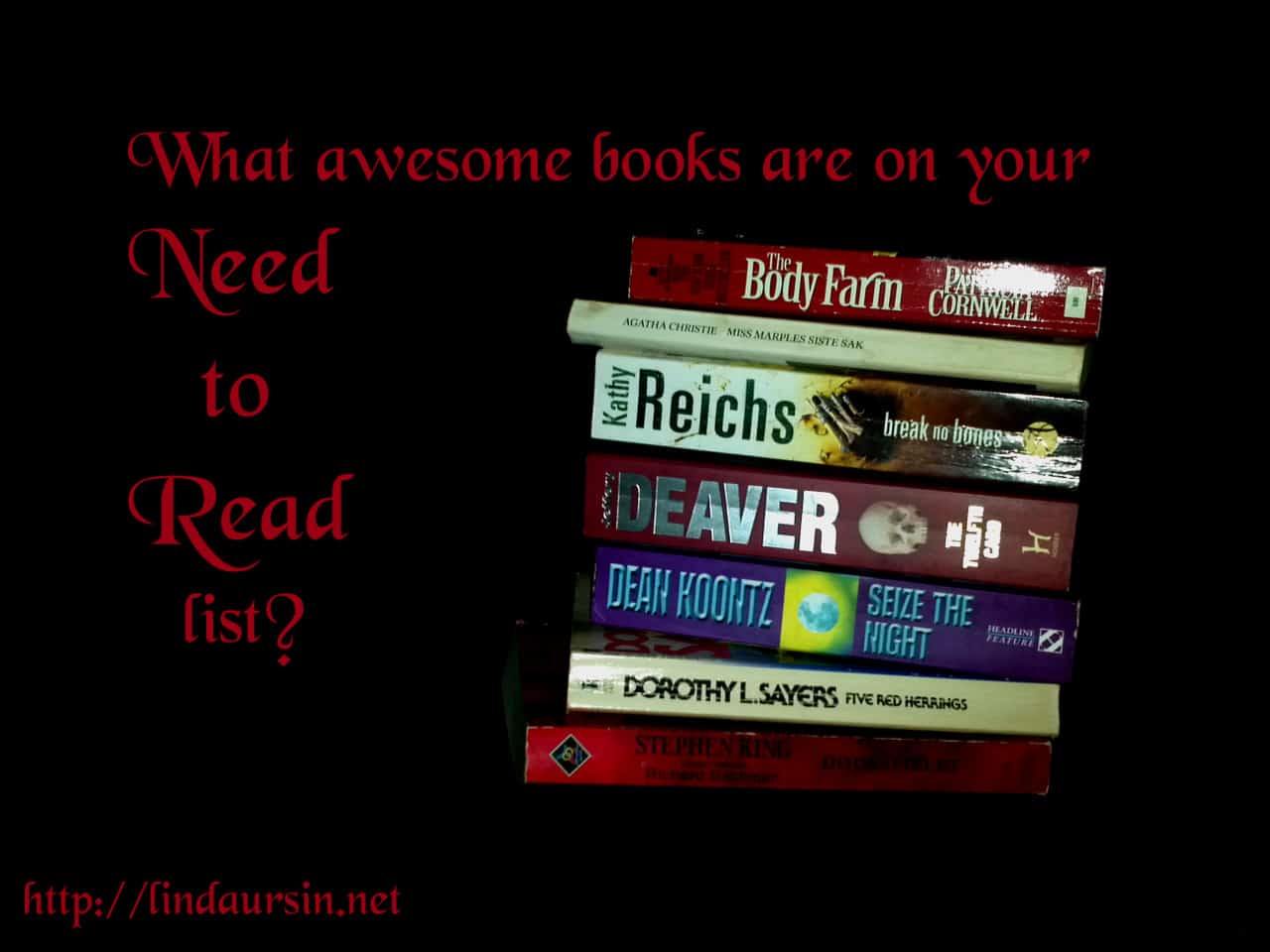 What awesome books do you need to read?