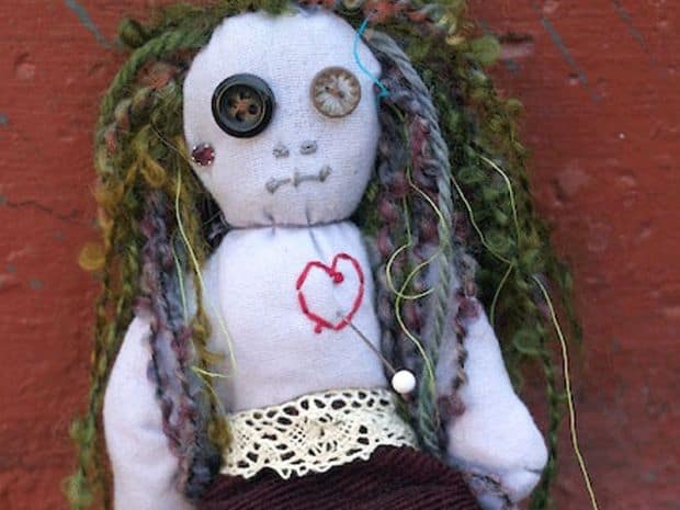 voodoo-doll-pincushion - Linda Ursin - Mythical Artist