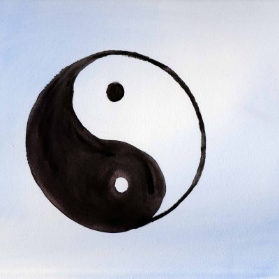 Yin and Yang - 100 Sacred Symbols in Watercolour by Linda Ursin