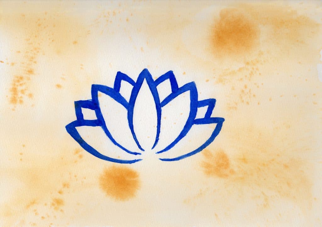 Lotus - 100 Sacred Symbols in Watercolour by Linda Ursin