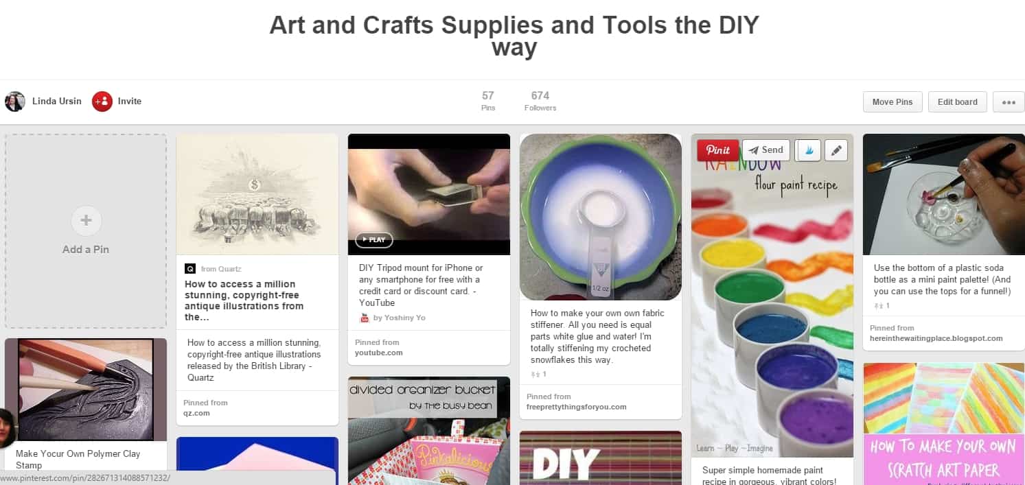 Make your own art materials