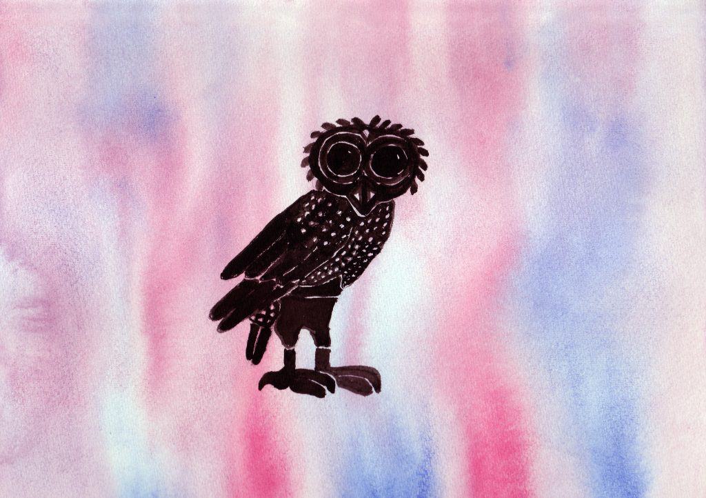 Athena's Owl - 100 Sacred Symbols in Watercolour by Linda Ursin