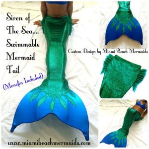 Swimmable mermaid tail