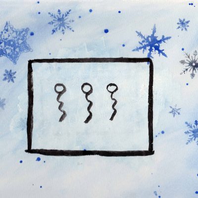 Winter - 100 Sacred Symbols in Watercolour by Linda Ursin