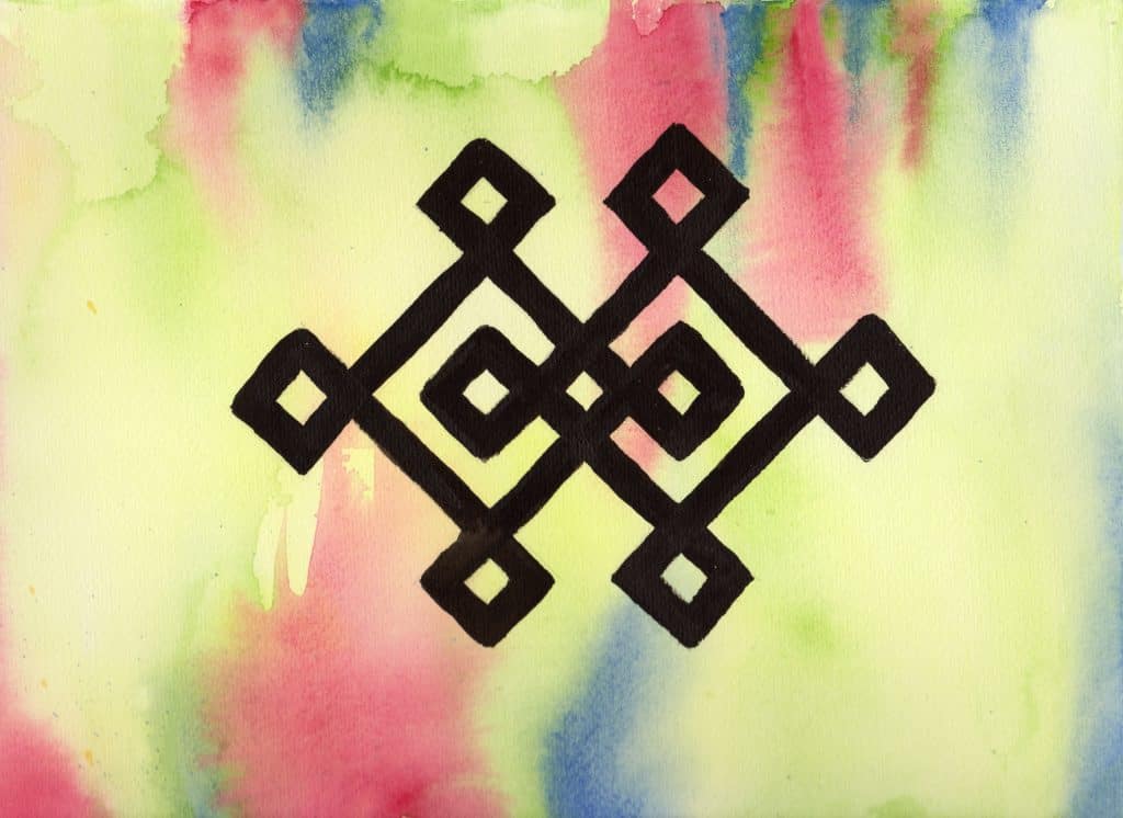 Khatan Suik - 100 Sacred Symbols in Watercolour by Linda Ursin