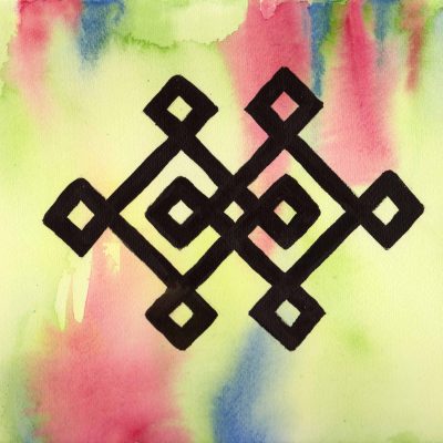 Khatan Suik - 100 Sacred Symbols in Watercolour by Linda Ursin