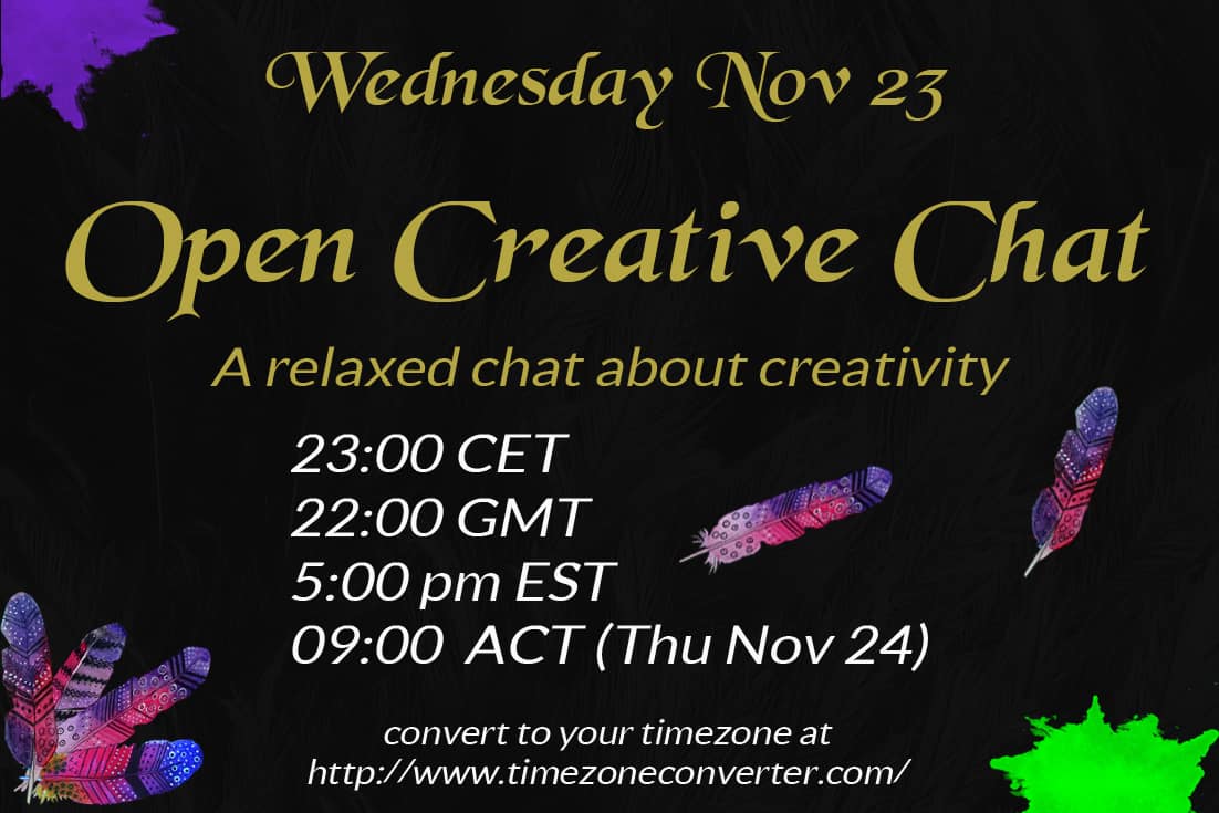 Inviting you to a chat about your creativity