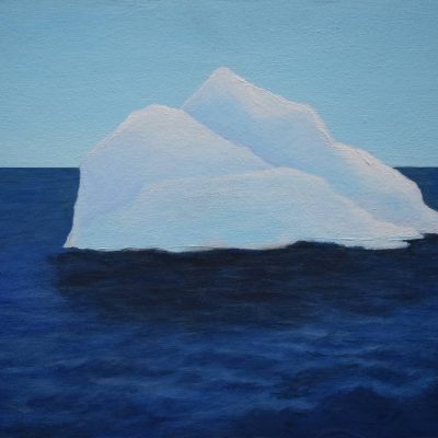 Iceberg - Acrylic painting by Linda Ursin