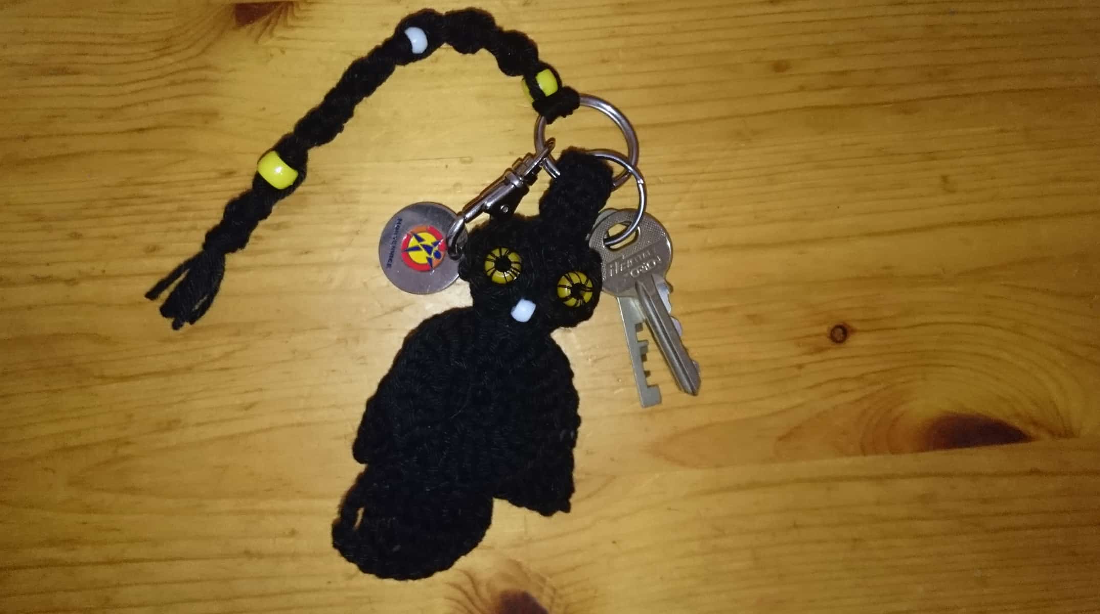 Another Crochet Creation – an Owl on a Keychain