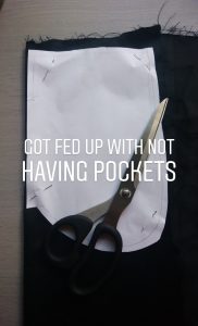 Got fed up with not having pockets