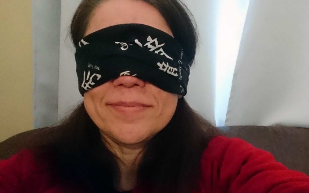 Art Challenge – Painting blindfolded